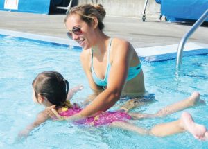 Swim class at Terra Linda Pool