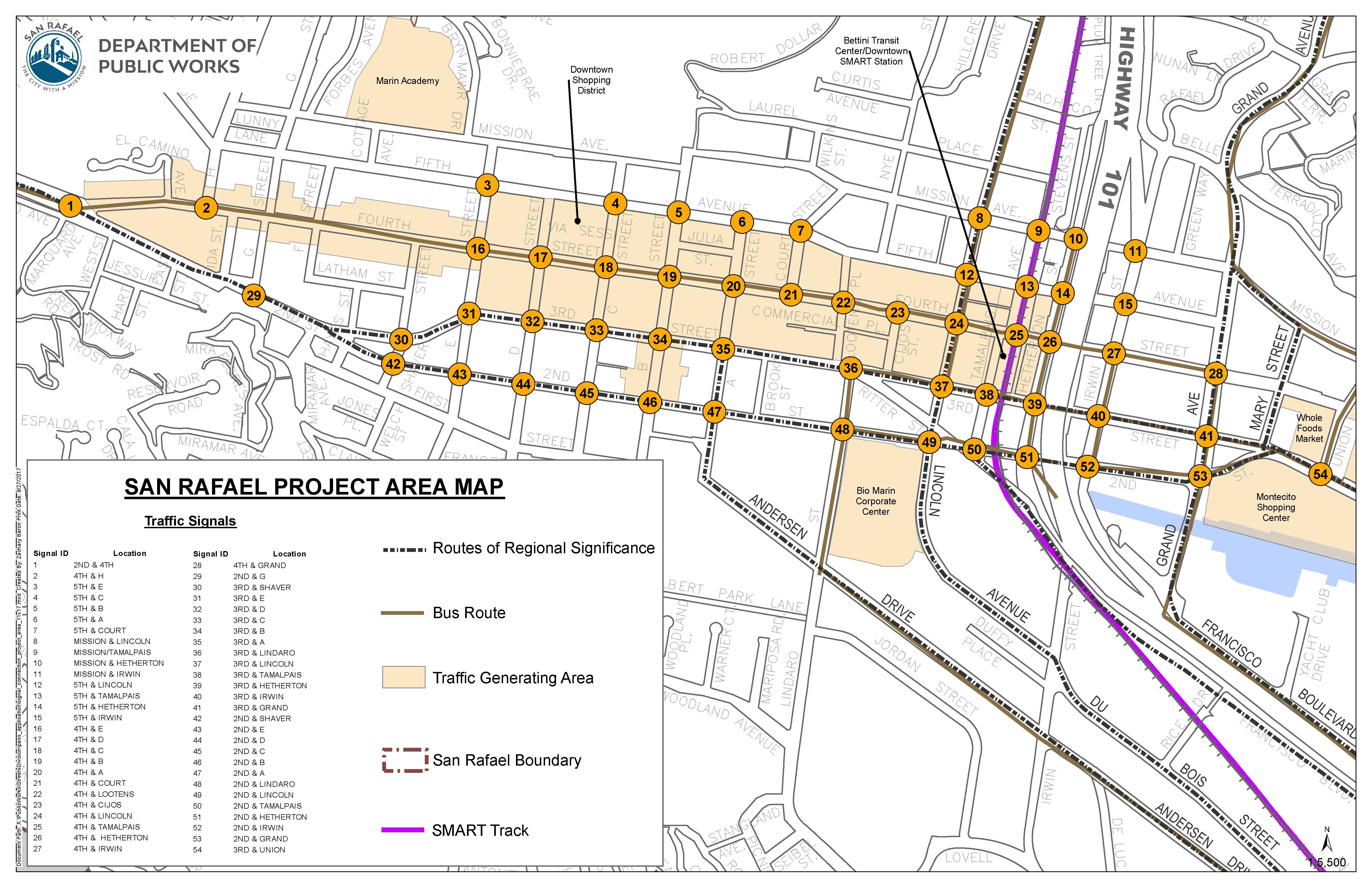 San Rafael Project Area Map