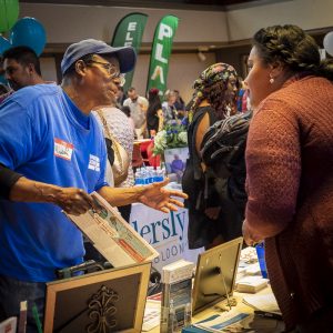 Job Seeker Talking to Employers