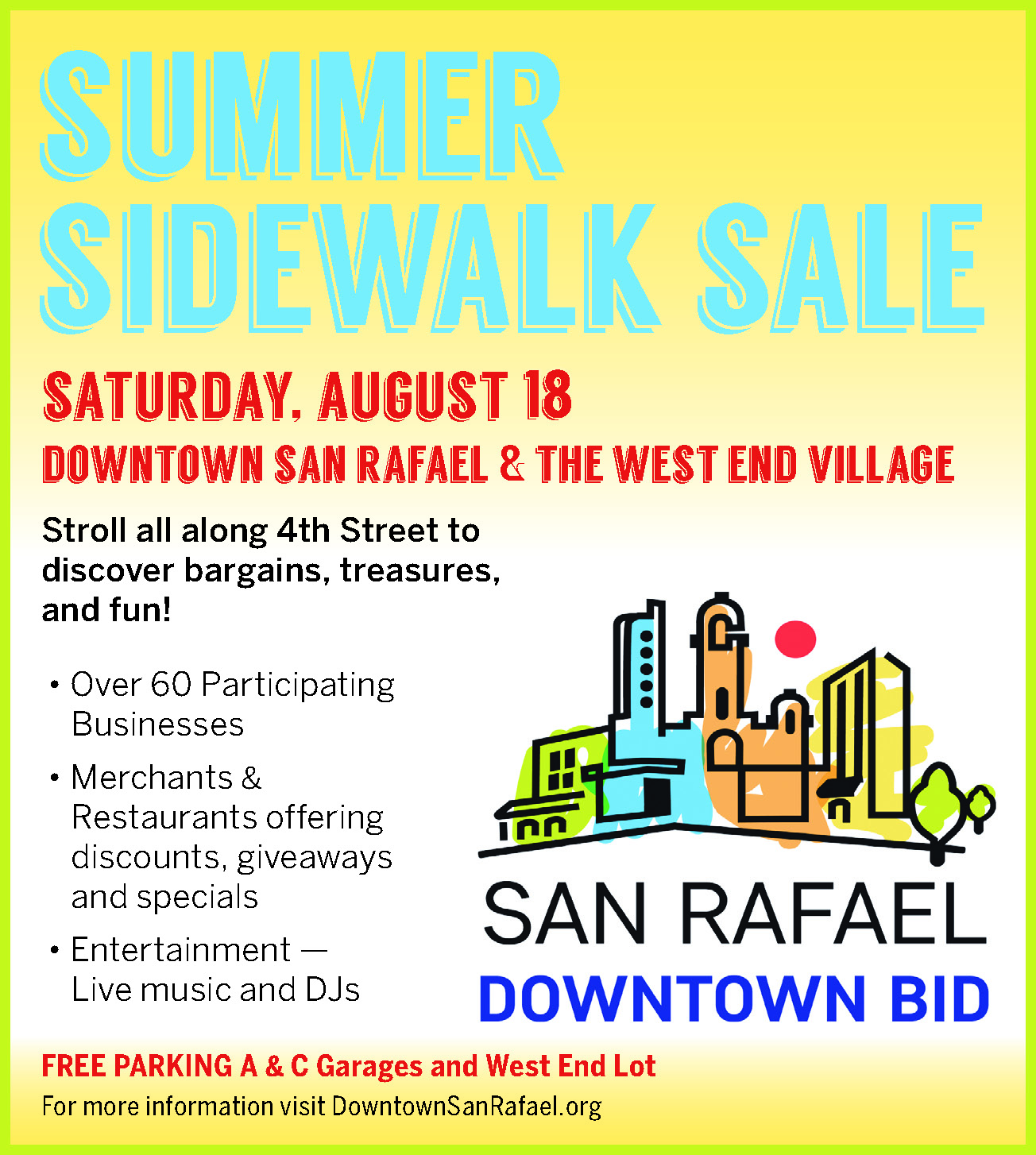 Sidewalk Sale Flier