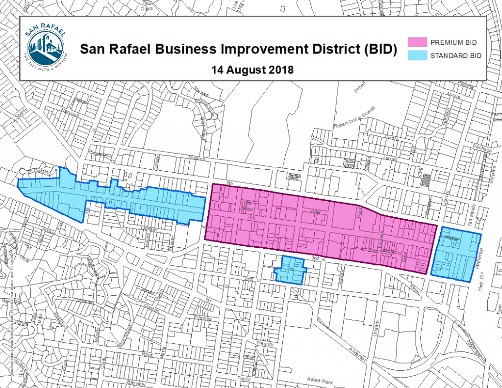 Business Improvement District Map