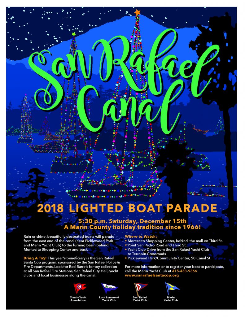 2018 Lighted Boat Parade San Rafael