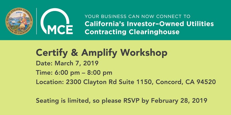 Certify and Amplify Workshop Flier