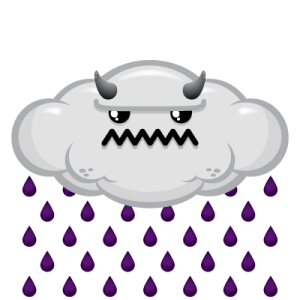 rain cloud evil