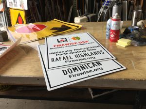 FIREWISE DPW Sign Shop