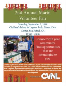 Marin Volunteer Fair flyer