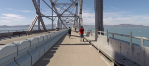 Rendering of planned Richmond-San Rafael Bridge bicycle-pedestrian path. Photo courtesy of MTC