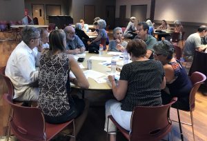 group discussion at workshop