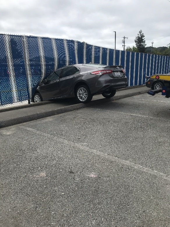 Car Accident at Terra Linda Pool