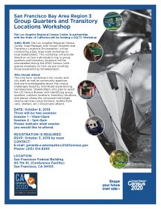 2020 Census Homeless Count Workshop