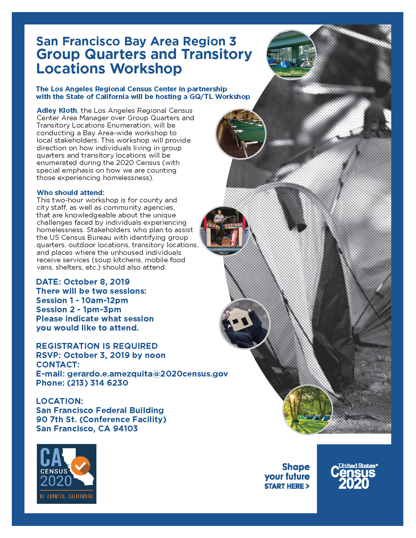 2020 Census Homeless Count Workshop