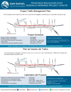 Francisco Blvd East Sidewalk Widening