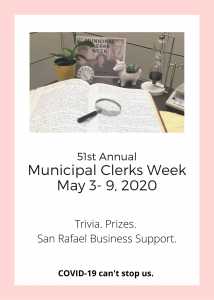 Municipal Clerks Week Flier