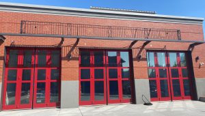 Historic Decorative Guard Rail and Bell – Salvaged from the Original Fire Station