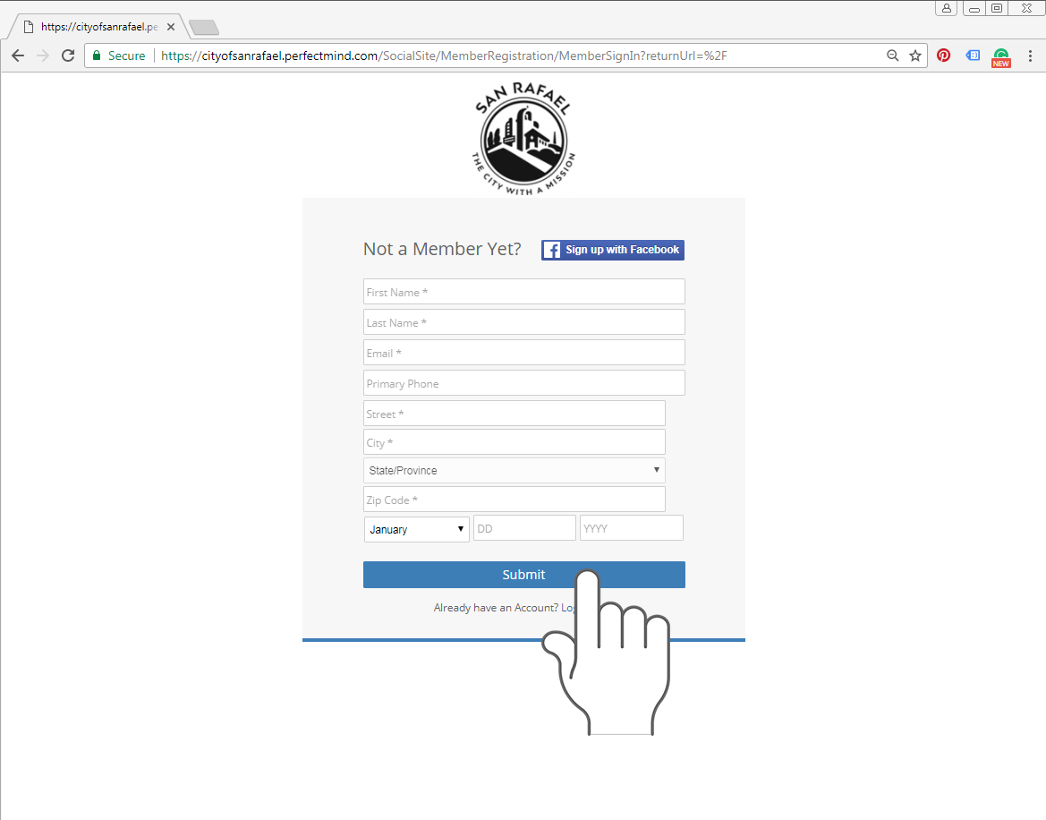 How to Create a Account