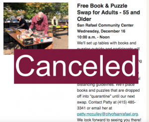 Older Adults Book Swap - Canceled