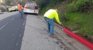 Red Curb Repainting