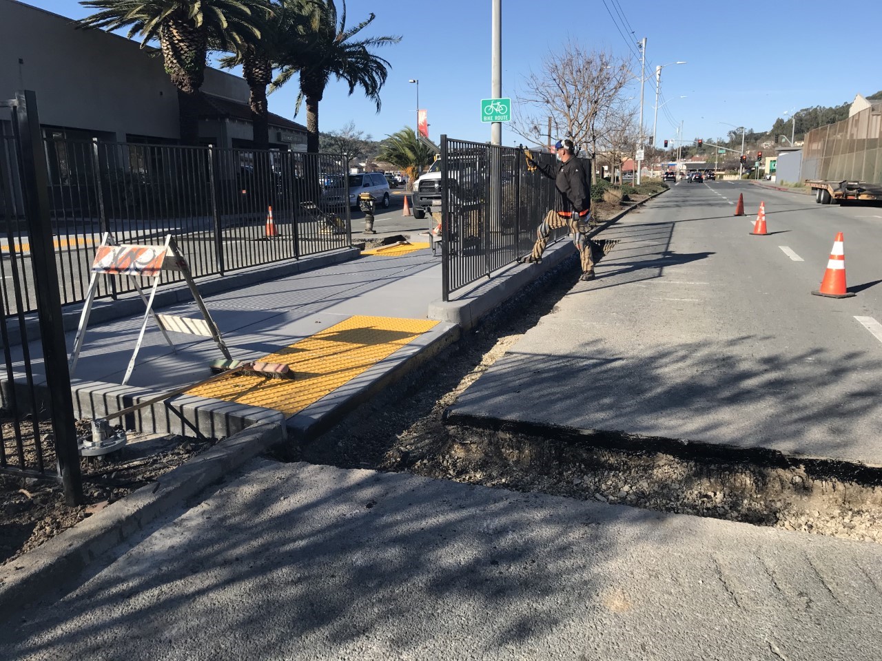 San Rafael High School Third Street crosswalk