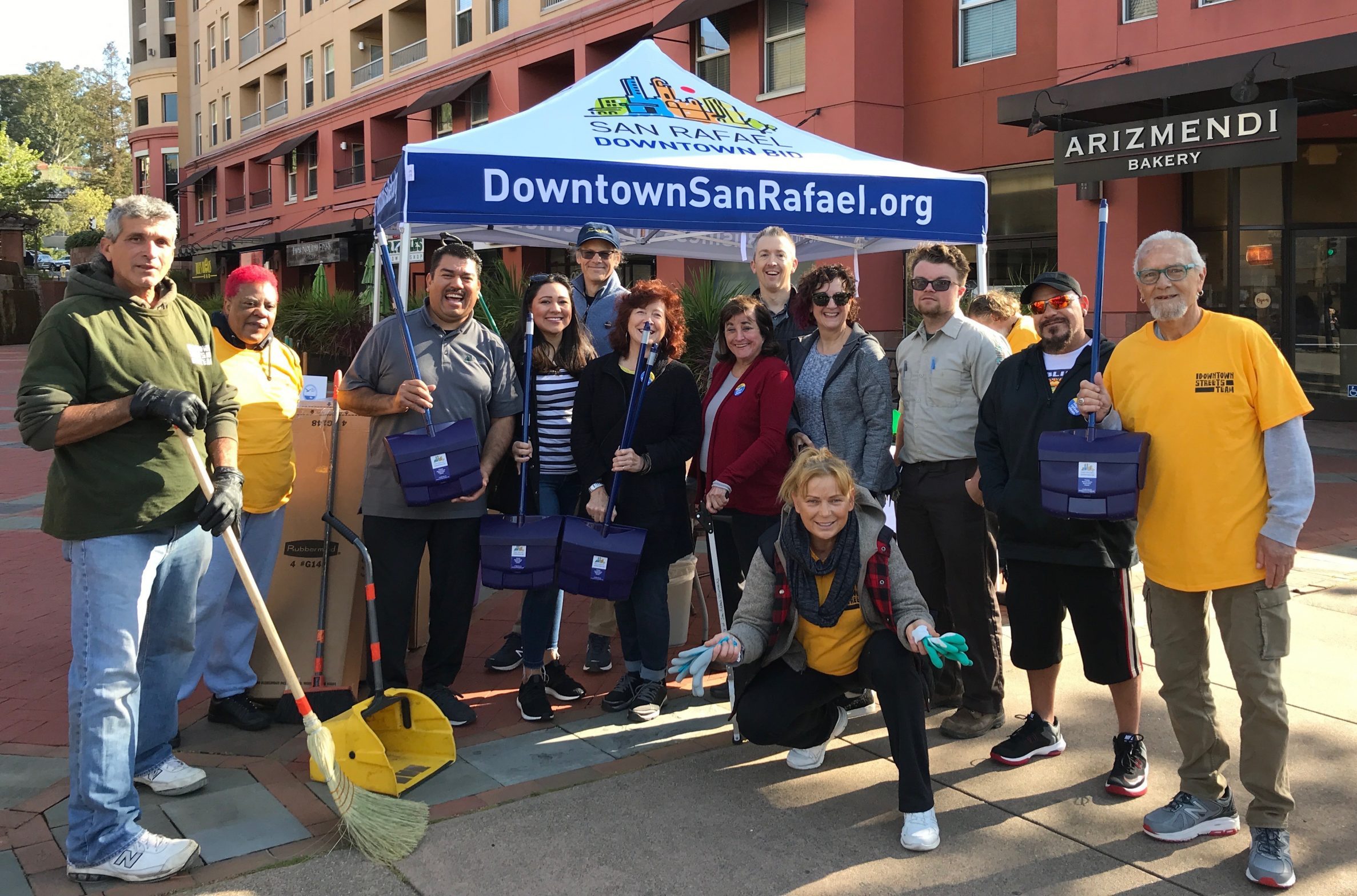 Cleanup day participants