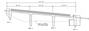 Southern Heights Bridge New Concrete Bridge layout