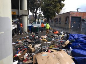 assisting CalTrans in viaduct cleanup