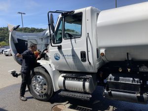 New DPW water truck