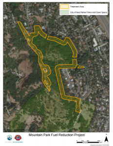 Map of Mountain Park Vegetation project