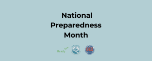 BANNER National Preparedness Month 2021