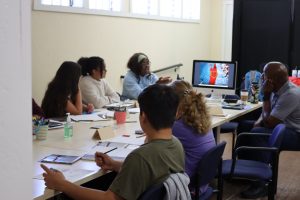 Community Conversation around Breonna Taylor Chalk Mural - San Rafael