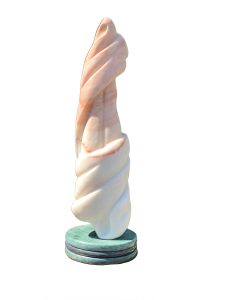 Catherine Bohman - The Twist - Alabaster - 24.5"x7"x7" - $2,500.00