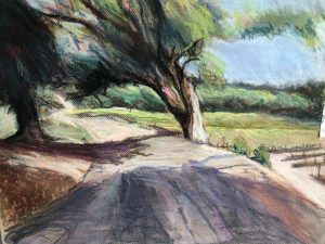 Maya Moran Manny - Bubba's Grove - Pastel - 16"x20" - $360.00