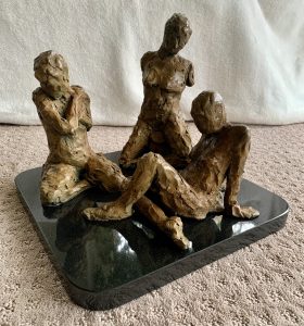 Patricia Theuss-Nyland - Three Women - Bronze - 12"x13"x13" - $6,000.00