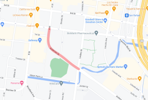 A Street to Lindaro Street - Andersen Drive lane closure