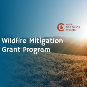 wildfire mitigation grant program banner