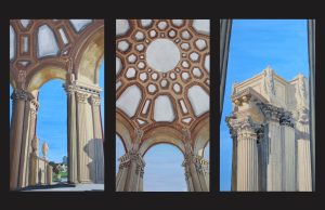 "Palace of Fine Arts Triptych" - Nathanial Bice - $2,520.00