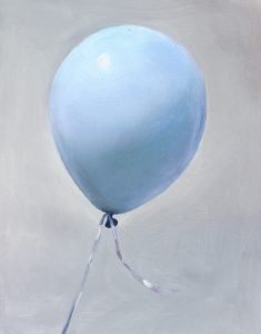 HONORABLE MENTION! "Blue Balloon" - John Bucklin - $450.00
