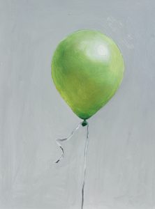 HONORABLE MENTION! "Green Balloon" - John Bucklin - $450.00