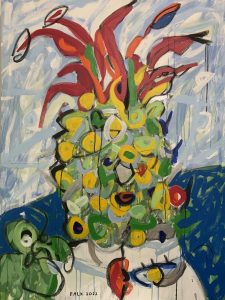 "Mr. Pineapple Head" - Melinda Falk - $1,800.00