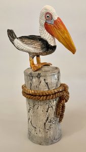 "Pelican on Pylon" - Susan Hontalas - $750.00