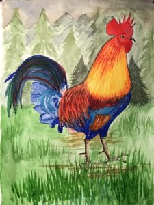 "Rooster" - Jenny Kennedy - $350.00