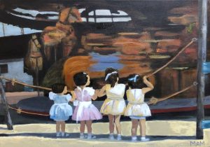 "The Merry-Go-Round" May Anne McKernie - $450.00