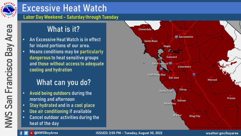 Labor Day Weekend Heat Wave San Rafael