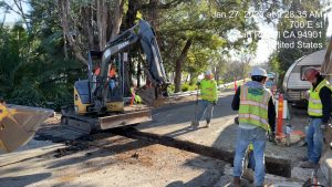 Sewer Lateral Replacement on 1st St