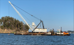 Dredging the canal