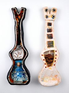 Jeff Downing "Murrayana Reliquary - Relic" Ceramics, Found Objects, Pine Seeds, Resin, Water $2800