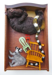 Lisa Glicksman "Fitting In" Needle Felting with Wool and Found Objects $485