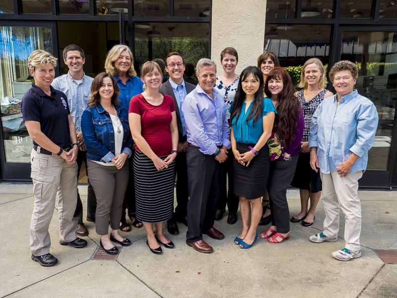 The Marin Homeless Outreach Team, led by the St. Vincent de Paul Society of Marin, partners with local providers including Homeward Bound, Ritter Center, Marin Housing Authority, the San Rafael Police Department, and County Mental Health. 