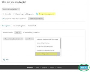 Confirm Mailchimp list