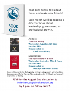 August and September Book Club