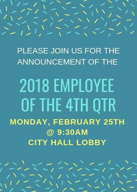 2018 EE of the 4th QTR (2) - San Rafael Employees